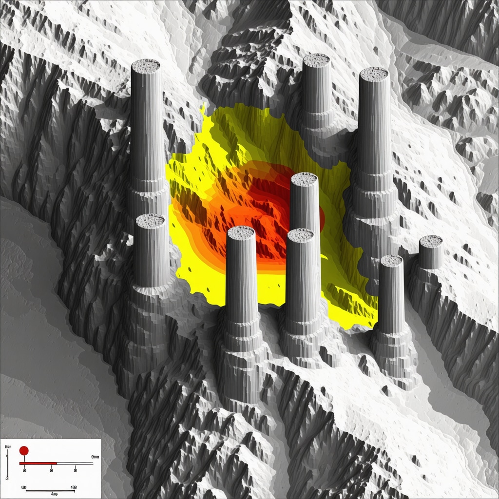 3D geological model of Djavolja Varos stone pillars with LIDAR data and sensor placements
