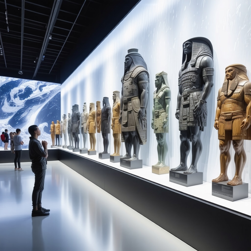 Interactive augmented reality displays of Greek cultural artifacts in a modern Patras museum