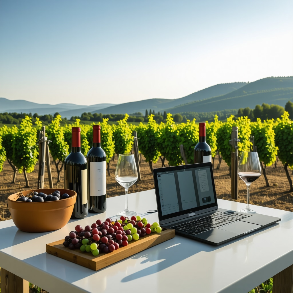 Laboratory and vineyard sensors illustrating fusion of tradition and modern technology in Ljubuški winemaking