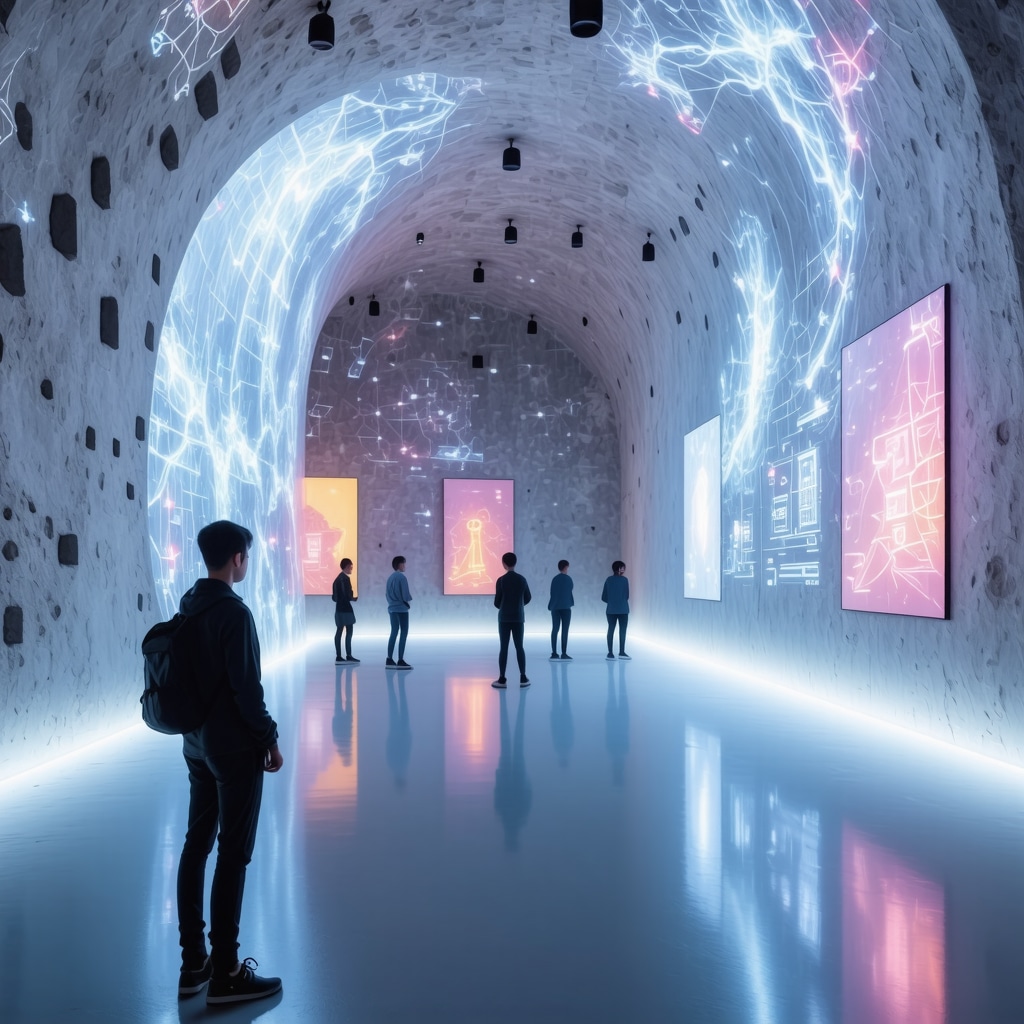 Digital and physical cultural space in Šibenik combining medieval architecture and advanced technologies