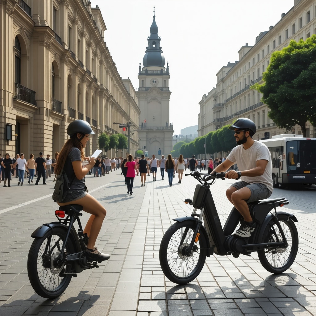 Smart tourism technologies and sustainable transport in Sofia city center with cultural landmarks