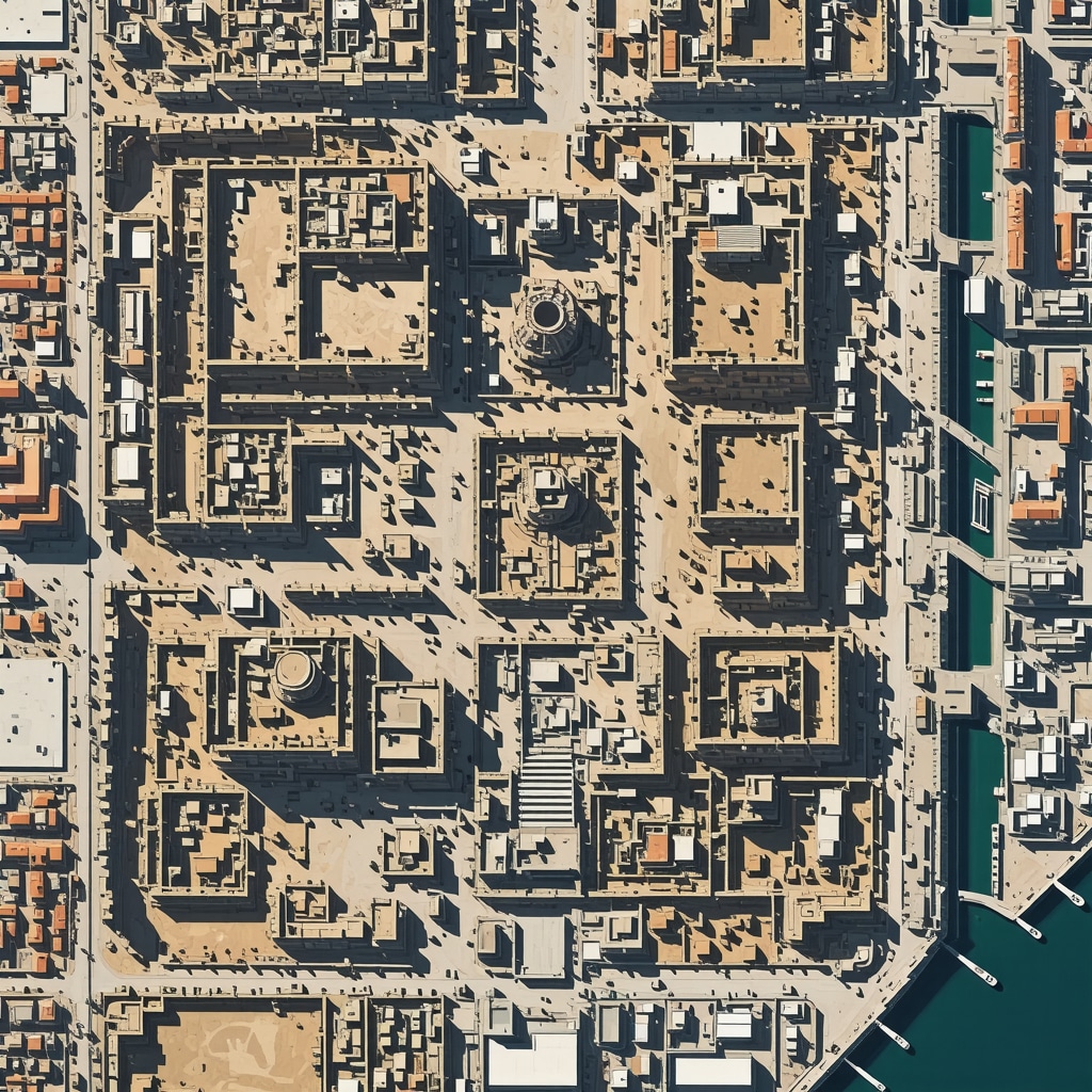 Thessaloniki archaeological site with GIS and 3D digital overlays illustrating heritage preservation technologies