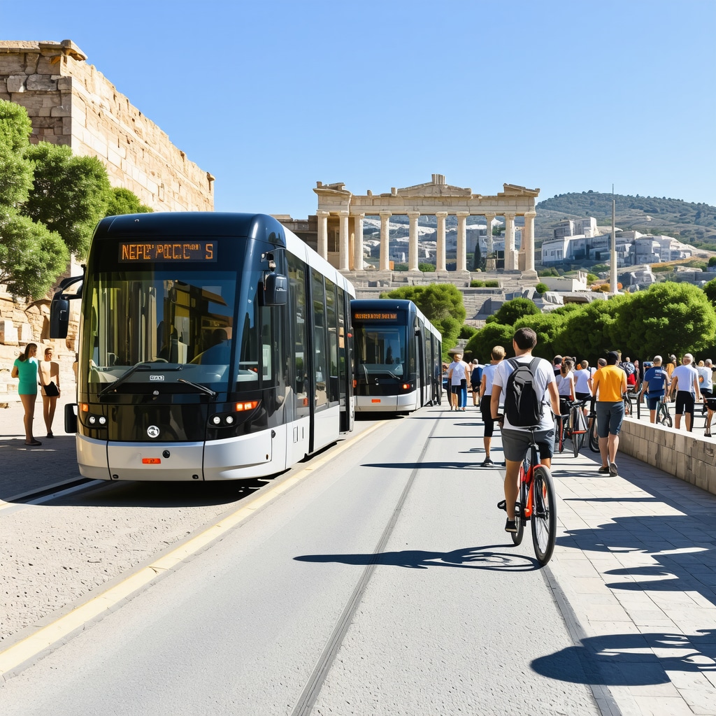 Električni autobusi i pametne biciklističke staze u blizini arheološkog lokaliteta Delfi