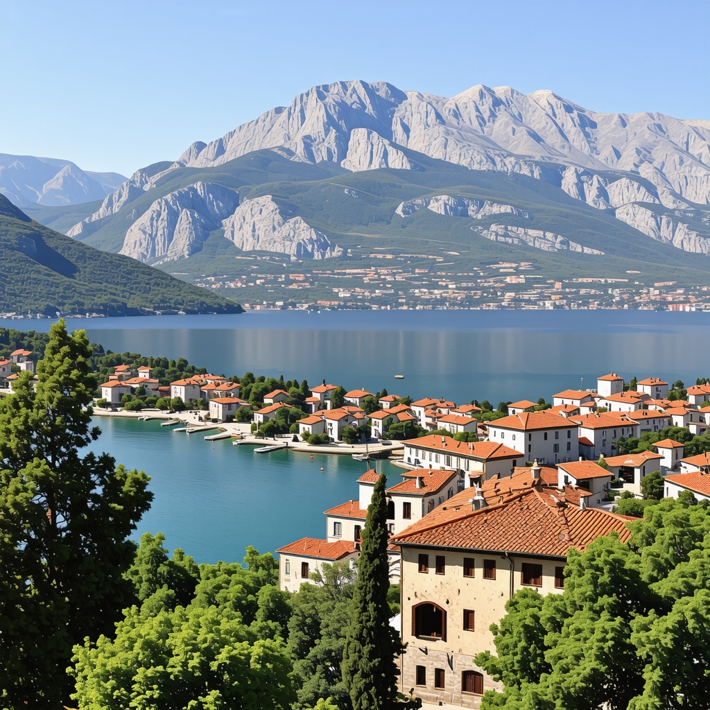 Panoramski pogled na Kotor sa vidikovca koji kombinuje prirodu, istoriju i tehnologiju