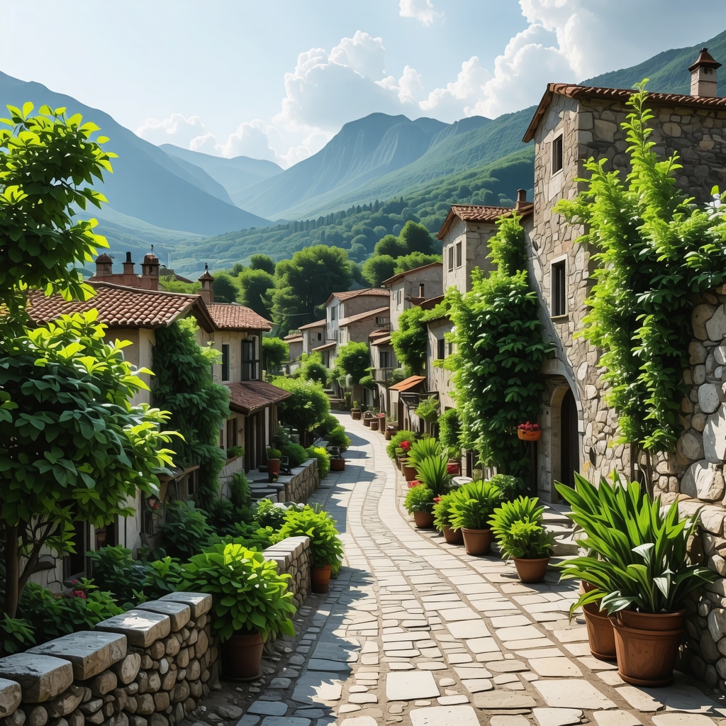 Illustration of sustainable tourism in Ljubuški with IoT technology and eco-friendly infrastructure