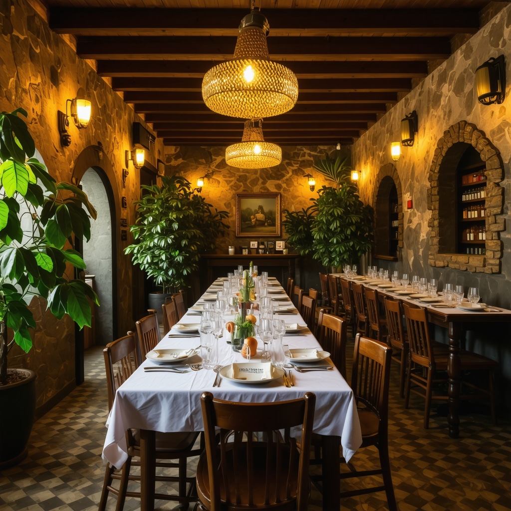 Vibrant traditional restaurant in Priština serving local dishes