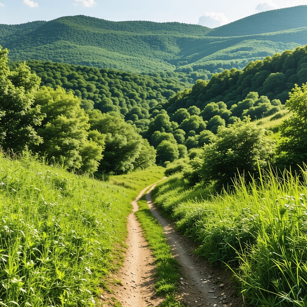 Scenic Balkan landscape showcasing modern tourism infrastructure and eco-friendly initiatives
