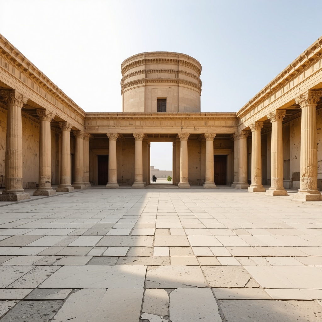 Virtual reality visualization of ancient monuments and cultural sites.