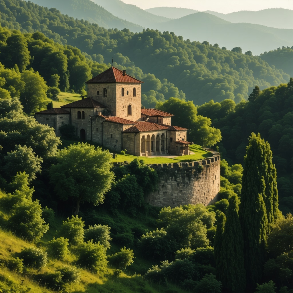Mirno duhovno mesto u prirodi sa starim manastirom