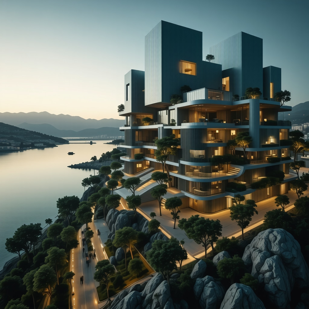 Digital landscape of Volos showcasing AR and VR technology integration