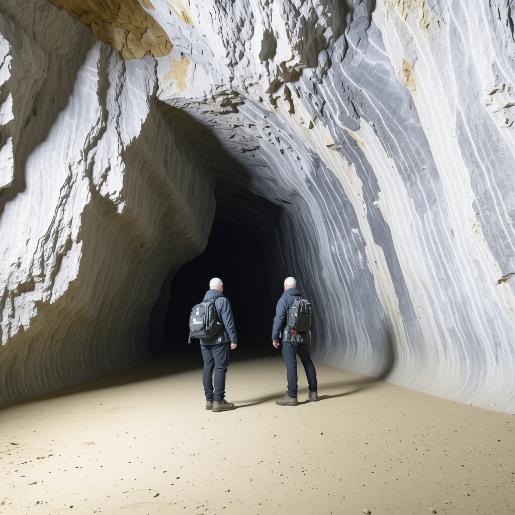 3D scan of underground caves showcasing detailed mapping technology