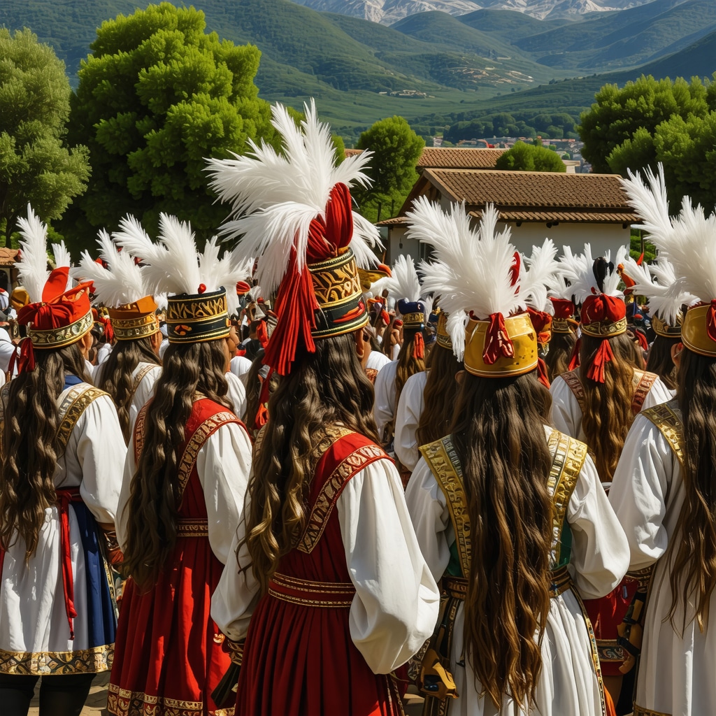 Korçë cityscape with festivals, artisans and natural beauty in 2024.