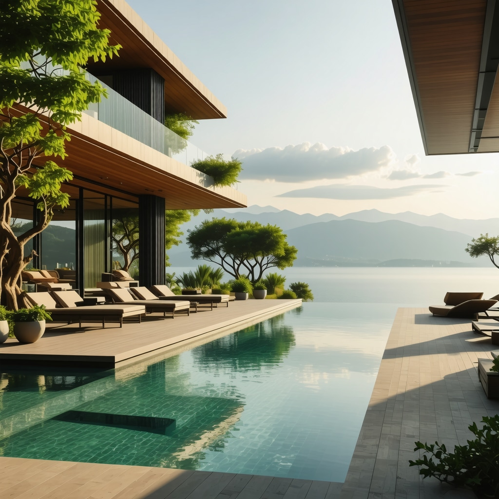 Modern luxury eco resort in Tivat surrounded by nature