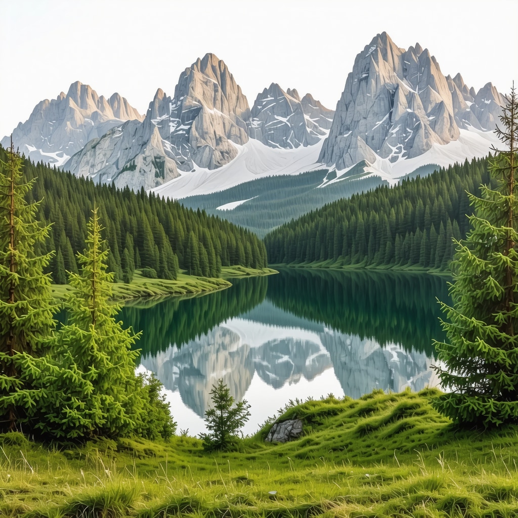 Durmitor prirodni pejzaž sa naučnim instrumentima za očuvanje