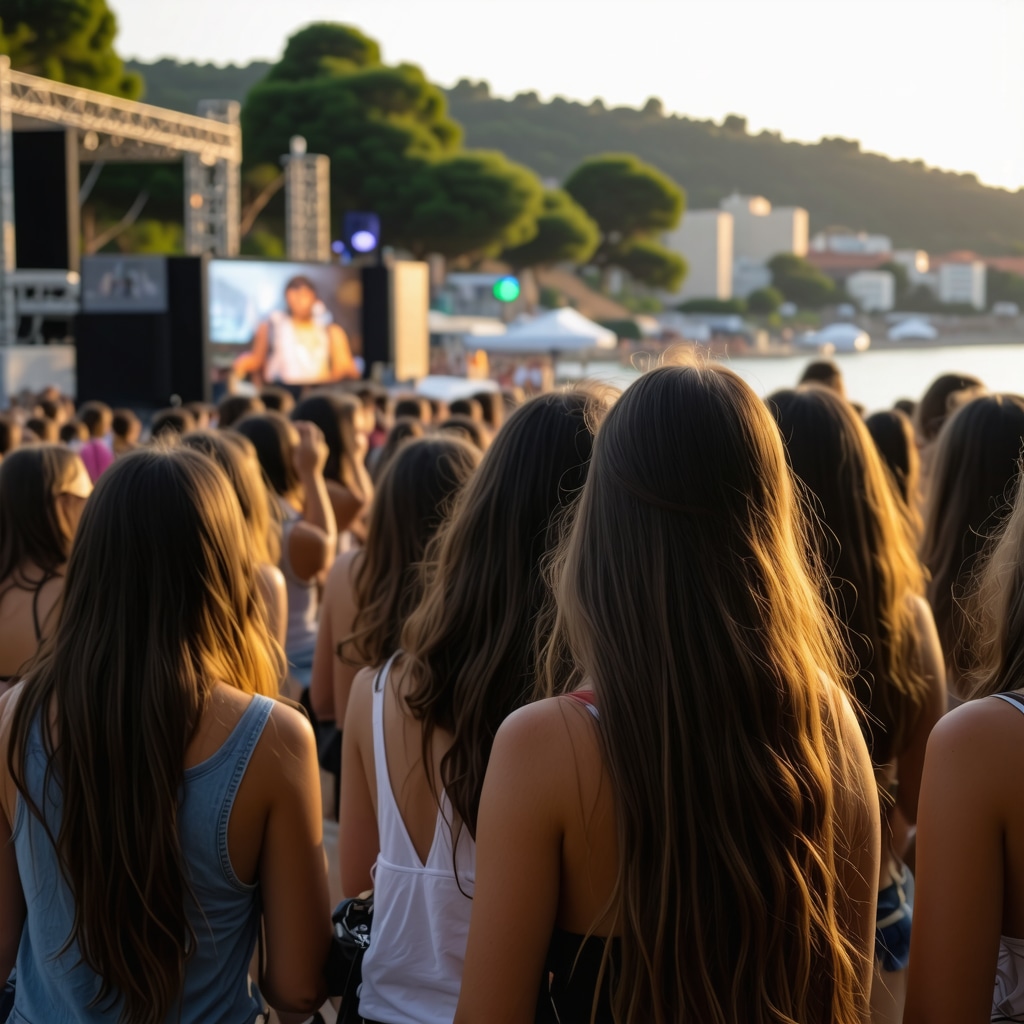 Crowds at Varna Festival enjoying music with augmented reality and eco-friendly installations by the sea