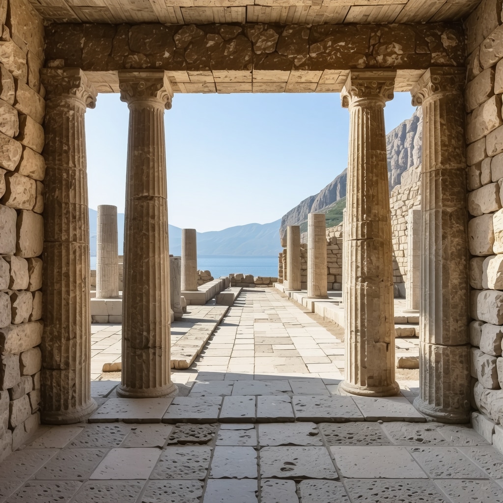 VR tour of Nafplio archaeological site with interactive elements