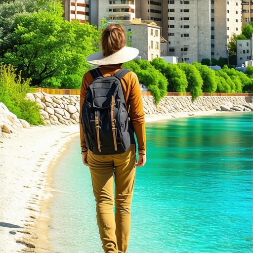 Authentic Balkan Travel Experience Traveler exploring Balkan cultural and natural sites, vibrant scenery and authentic local life