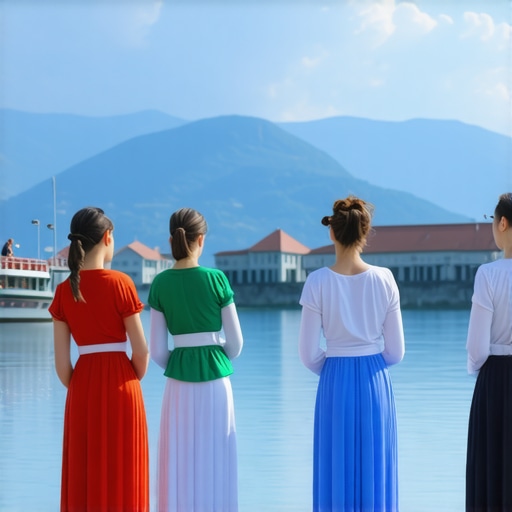 Scenic Balkan landscapes with cultural festivals and pristine nature