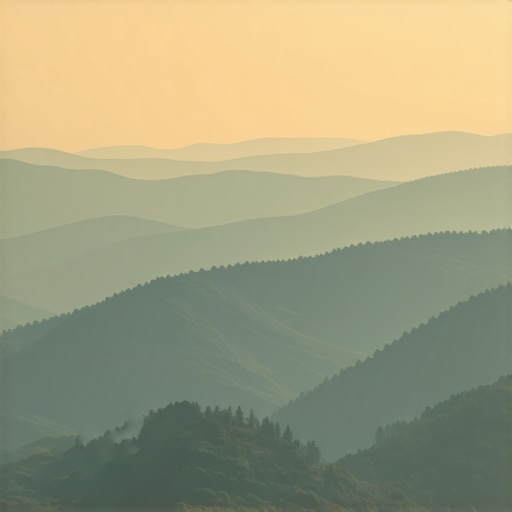 Sunrise over Balkan mountains highlighting natural beauty