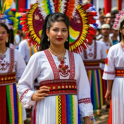 Festivalska atmosfera u Solunu Lokalni ljudi u tradicionalnim nošnjama na festivalu u Solunu