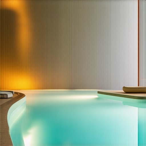 High-tech wellness center with natural surroundings and advanced equipment