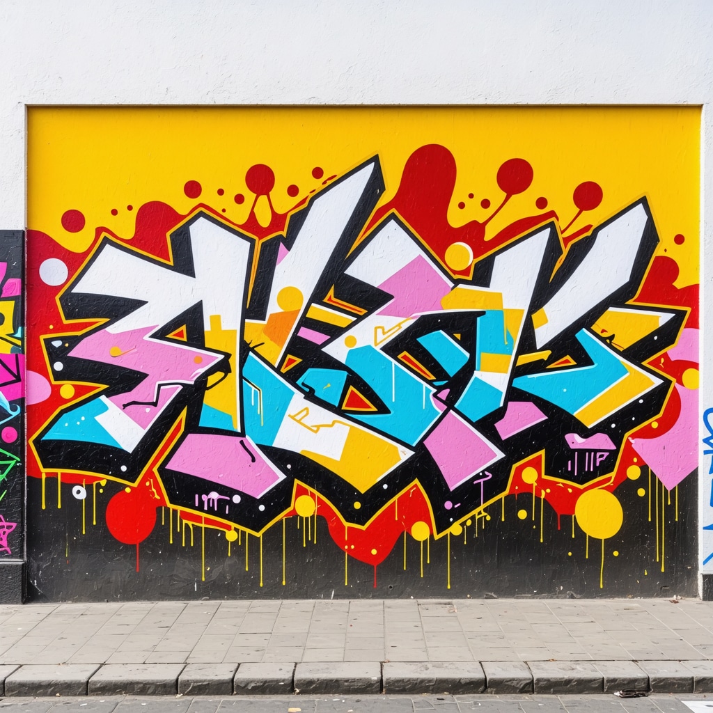 Colorful murals and graffiti in Ljubljana's streets, vibrant urban art