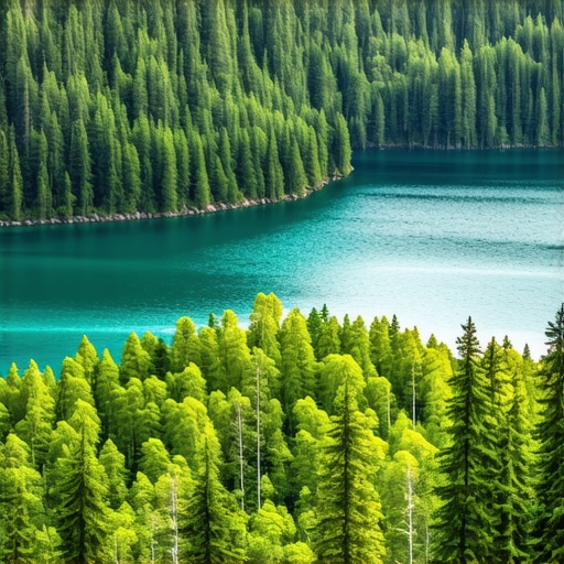Prelepa scena Bohinja sa planinama, jezerima i šumama