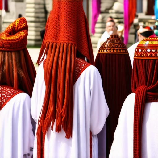 Bulgarian village with traditional crafts and local festival