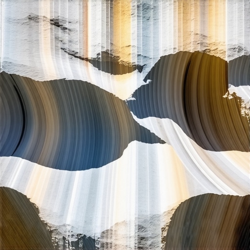 Close-up of natural rock formations highlighting textures and shadows