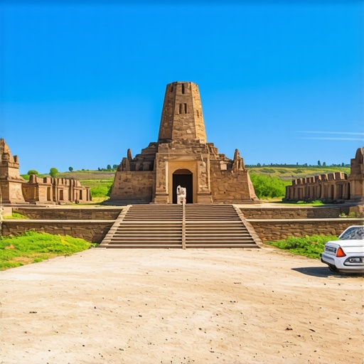 Person using VR headset to explore historical sites in Tutin, showcasing digital cultural heritage