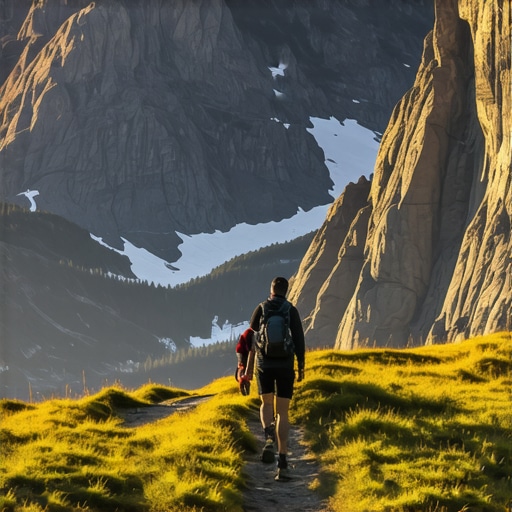 Očuvanje prirode u Žabljaku Hiking trail in Žabljak with mountain view at sunset