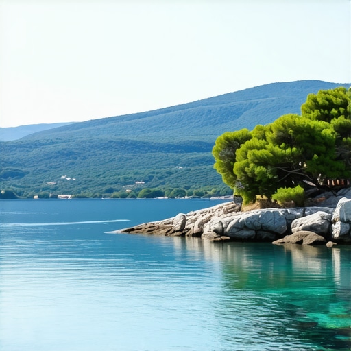 Skriveni kutak u Biogradu na Moru Panoramic view of secluded beaches in Biograd na Moru