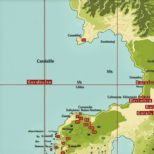 A map showcasing lesser-known cultural sites across Balkan destinations with vibrant markers.